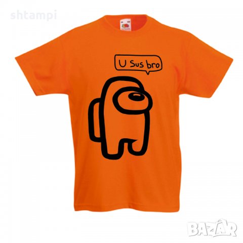 Детска тениска Among Us U Sus Bro, снимка 5 - Детски тениски и потници - 32919124