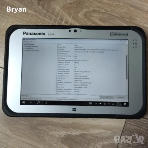 Panasonic Toughpad FZ-M1 Mk3 8gb Ram 128gb SSD tablet win 10pro, снимка 3 - Таблети - 49917619