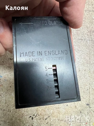 Бръснарски ножчета кутийка за остриета , снимка 6 - Колекции - 50558755