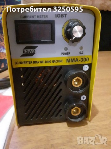 Чисто нов Инвекторен Електрожен на ESAB 300А на ТОП цена 100лв пишете лс , снимка 3 - Други инструменти - 35141504