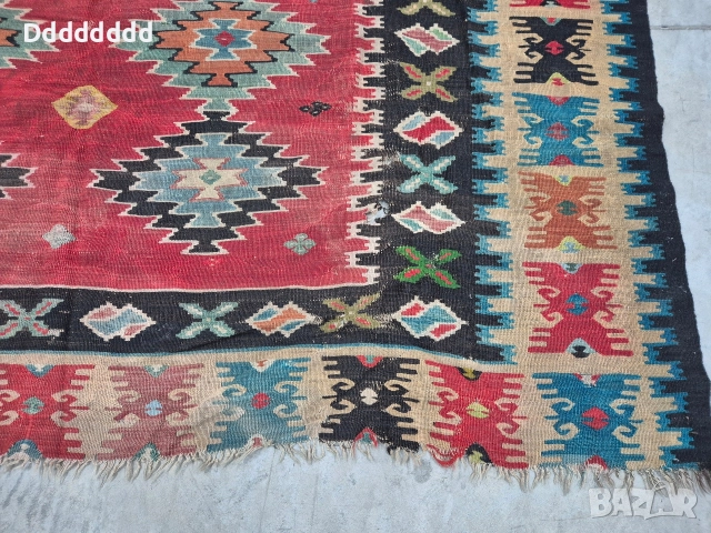 Стар Чипровски килим, снимка 3 - Антикварни и старинни предмети - 52838629