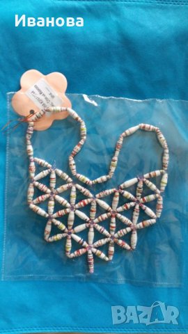 Ръчна изработка на бижута от хартия и квилинг  0.50лв, снимка 3 - Колиета, медальони, синджири - 28137751