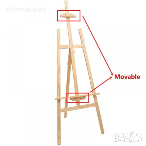 3995 Класически статив за рисуване - дървен, с височина 1,7м., снимка 6 - Други стоки за дома - 43955799