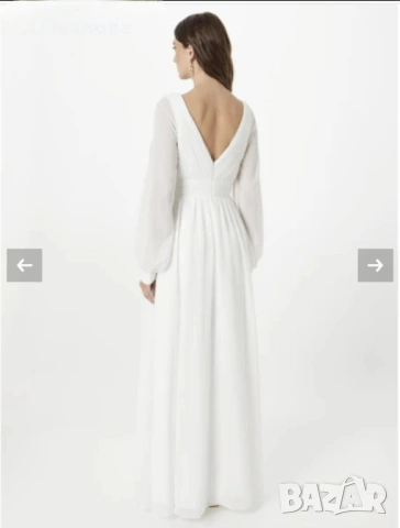 НОВО! Дълга булчинска сватбена рокля Mascara, размер М. Промо -40%!, снимка 3 - Рокли - 53512519