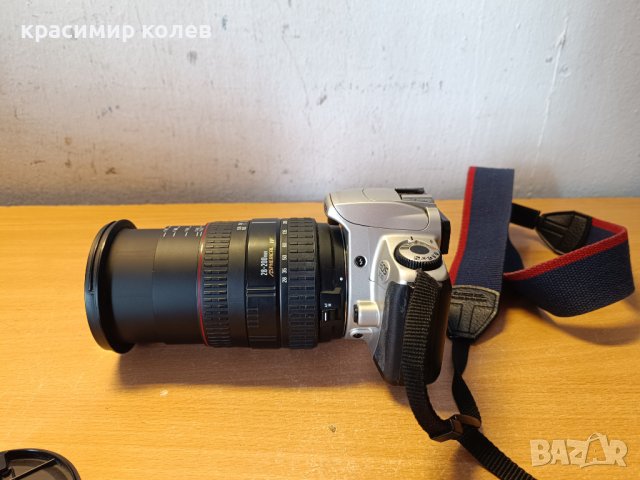 фотоапарат "CANON EOS 300"+обектив "SIGMA 28-200mm", снимка 6 - Фотоапарати - 43942345