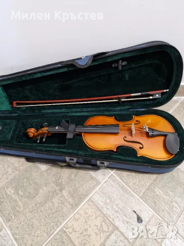 Цигулка 1/2 ,калъф +лъка. Скъсана струна, снимка 3 - Струнни инструменти - 49783145