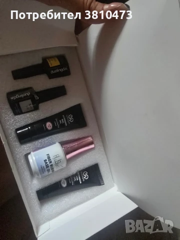 продавам нов комплект гел лакове 