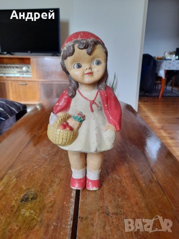 Стара кукла Червената шапчица, снимка 1 - Други ценни предмети - 43974938