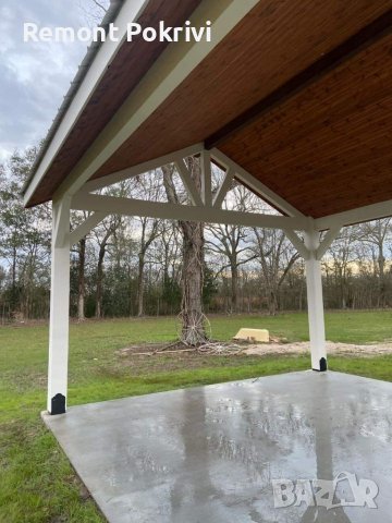 Навеси от дърво, снимка 6 - Дърводелски услуги - 37332782