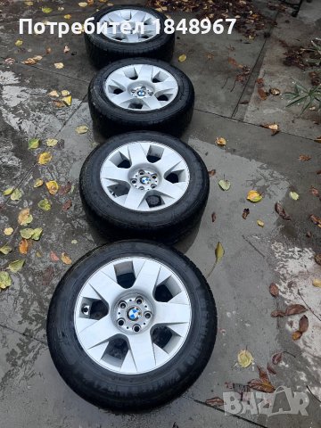 Оригинални джанти БМВ 17” с зимни гуми, снимка 2 - Гуми и джанти - 38726928