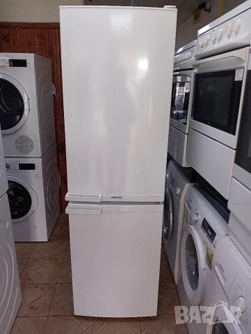 Комбиниран хладилник с фризер Миеле Miele 55см широк с две години гаранция!