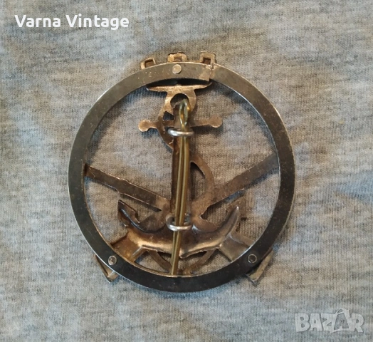 Военна кокарда на баретата на италианските морски пехотинци., снимка 3 - Антикварни и старинни предмети - 53404515