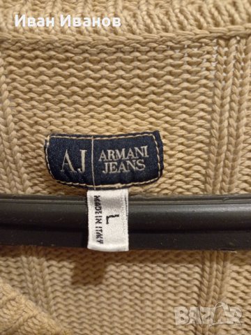Оригинална фланела Armani - размер Л, снимка 2 - Блузи - 43023624