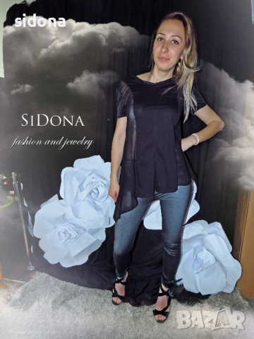 Блузи с къс ръкав SiDona, снимка 9 - Туники - 39477190