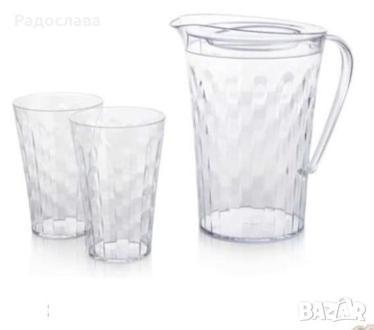 Чаши и кана Призма от Tupperware 