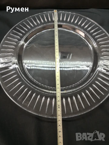 Голям кристален поднос , снимка 7 - Чинии - 49350793