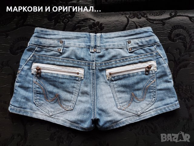 Дамски дънкови,къси панталонки 26/S, снимка 3 - Къси панталони и бермуди - 32583978