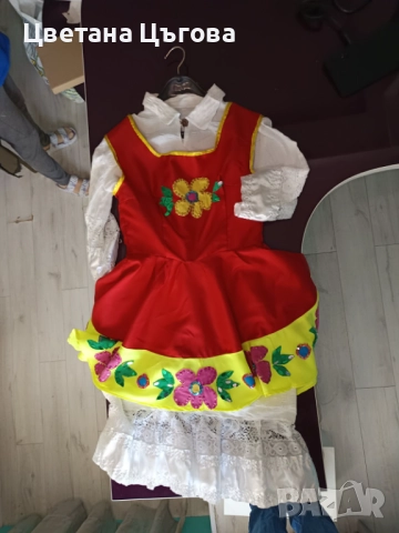фолклорна риза, престилка, сукман, снимка 7 - Детски рокли и поли - 52826592
