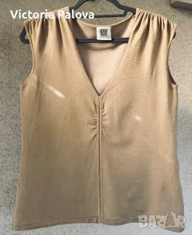 Блуза-потник MADELEINE коприна 65%, снимка 4 - Корсети, бюстиета, топове - 47441748