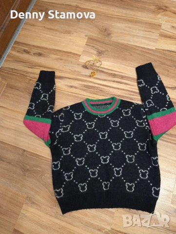 Кашмирен пуловер , снимка 4 - Блузи с дълъг ръкав и пуловери - 53581646