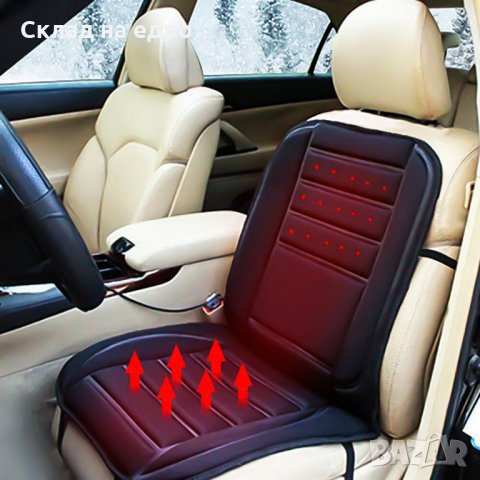 2022 Подгряваща Подложка за Седалка Постелка за кола на 12V авто, снимка 4 - Аксесоари и консумативи - 35459951