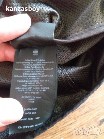 g-star jack jkt - страхотно мъжко яке КАТО НОВО ХЛ, снимка 9 - Якета - 40229796
