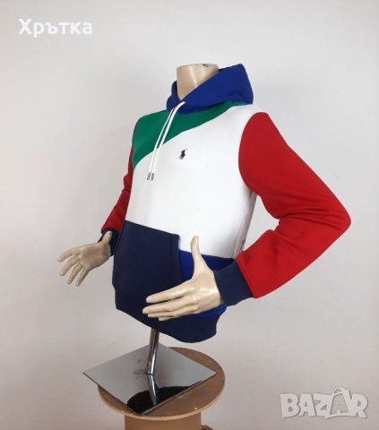Polo Ralph Lauren Colour-Blocked - Оригинален мъжки суитшърт размер S, снимка 4 - Суичъри - 51522029