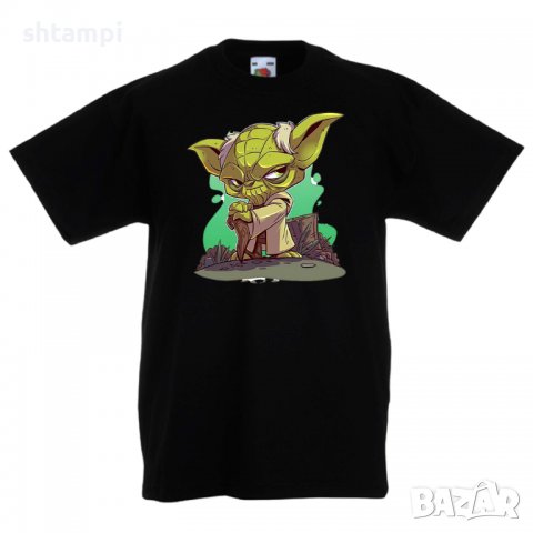 Детска тениска Star Wars Yoda 2 Игра,Изненада,Подарък,, снимка 2 - Детски Блузи и туники - 36667736