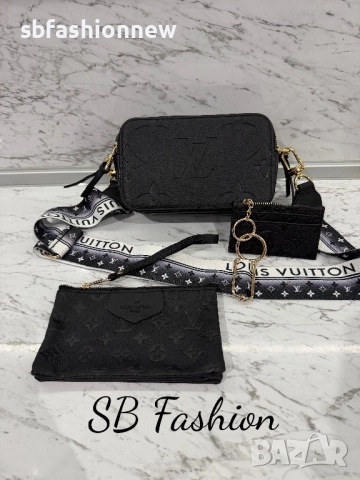 Черна чанта Louis Vuitton, снимка 8 - Чанти - 52819448