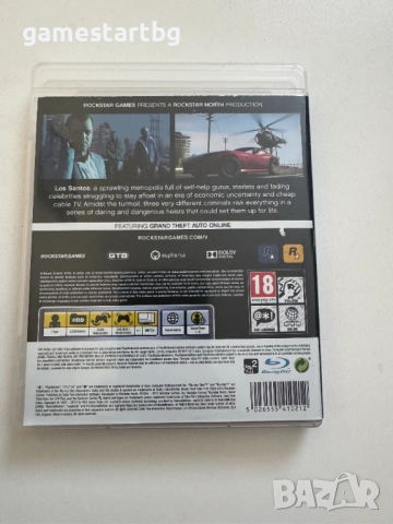 Grand Theft Auto V (GTA 5) за Playstation 3(PS3), снимка 2 - Игри за PlayStation - 52913763