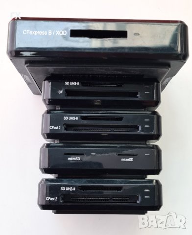 Четци Prograde XQD, SD, CFast, CF, CFexpress A / B , SD UHS-II Dual-Slot, снимка 3 - Чанти, стативи, аксесоари - 34343522