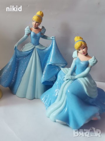 Cinderella Пепеляшка голяма седнала права фигурка топер играчка pvc за игра и украса торта