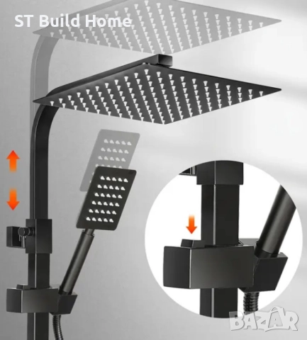 Луксозен термостатичен душов комплект, снимка 6 - Душове - 51543586