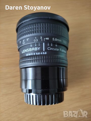 Lensbaby 5.8mm f/3.5 Circular Fisheye for Sony E, снимка 3 - Обективи и филтри - 40335592