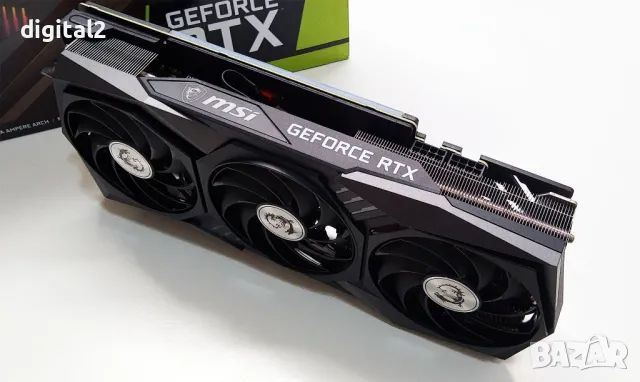 Видеокарта MSI GeForce RTX 3070 GAMING Z TRIO 8G нова 24м. Гаранция., снимка 9 - Видеокарти - 49760819