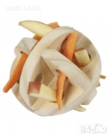 Дървена играчка за плодове и зеленчуци за Гризачи - Модел: 82864