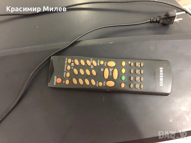 21"/55см телевизор с плоско-правоъг.кинескоп,Samsung/CK-566BT, снимка 4 - Телевизори - 52881990