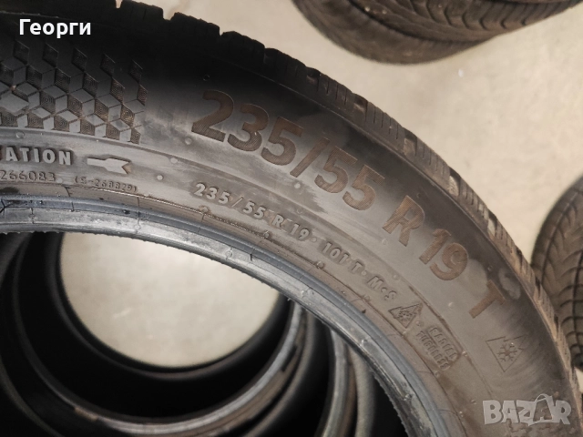 2бр. зимни гуми 235/55/19 Continental , снимка 8 - Гуми и джанти - 52504672