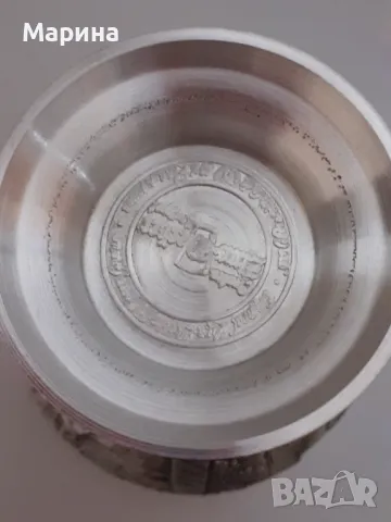 Чаши за вино и ракия от калай ,110 мл.Antik*Vintage #68, снимка 5 - Антикварни и старинни предмети - 48493661