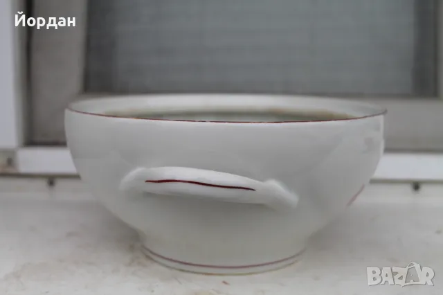 Български порцеланов супник, снимка 4 - Други ценни предмети - 49636892