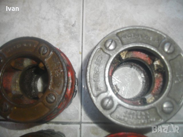 RIDGID-Made in USA-Винтонарезка/Плашка/Винторезка-Външни  Резби Тръби-1/2-1 1/2Цол-CENTRAL-Различни, снимка 12 - Други инструменти - 43001772
