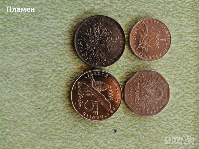 стари монети Франция, снимка 1 - Нумизматика и бонистика - 32743197
