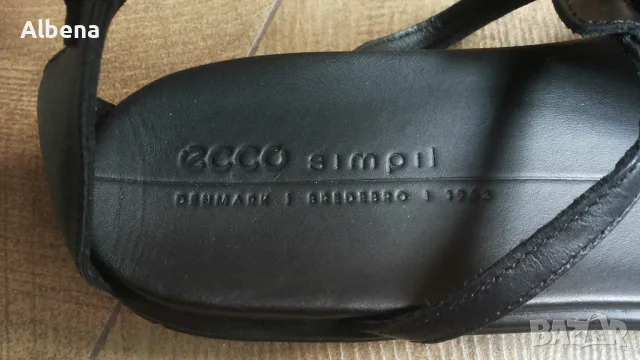 ECCO Simpil Sandal Women Leather Размер EUR 39 дамски сандали естествена кожа 278-14-S, снимка 4 - Сандали - 47721346