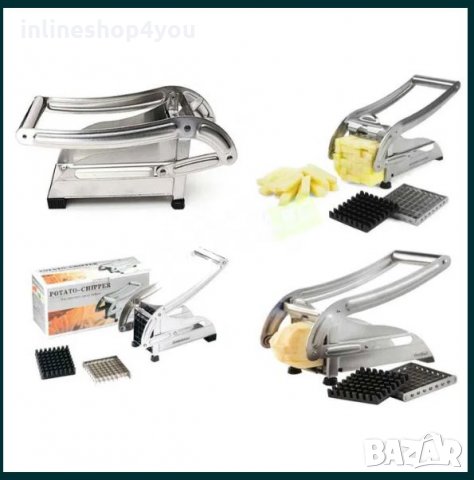 Ръчна преса резачка за картофи Potato Chipper, снимка 5 - Аксесоари за кухня - 33522186