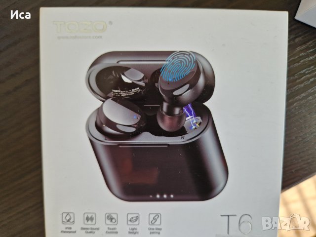 TOZO T6S TWS, снимка 1 - Bluetooth слушалки - 43337440