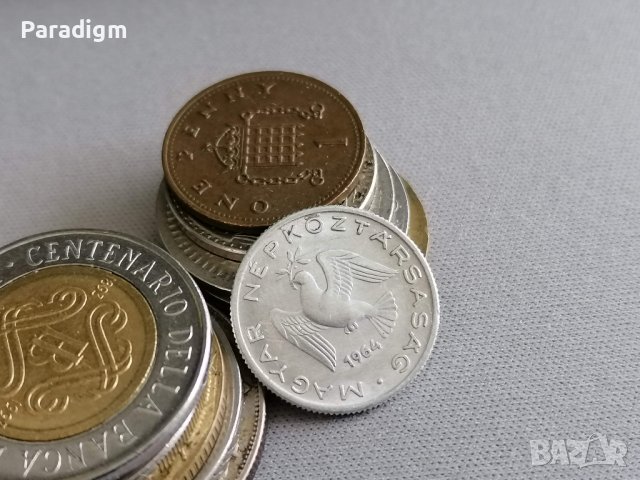 Монета - Унгария - 10 филера | 1964г., снимка 2 - Нумизматика и бонистика - 40461992