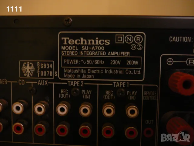 TECHNICS SU-A700, снимка 7 - Ресийвъри, усилватели, смесителни пултове - 47866569