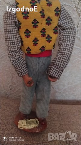 Santons Martigues figure Колекционерска ръчно изработена Фигура на мъж, селянин , снимка 6 - Колекции - 40131934