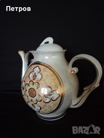 порцеланов чайник СССР, снимка 2 - Сервизи - 52866291