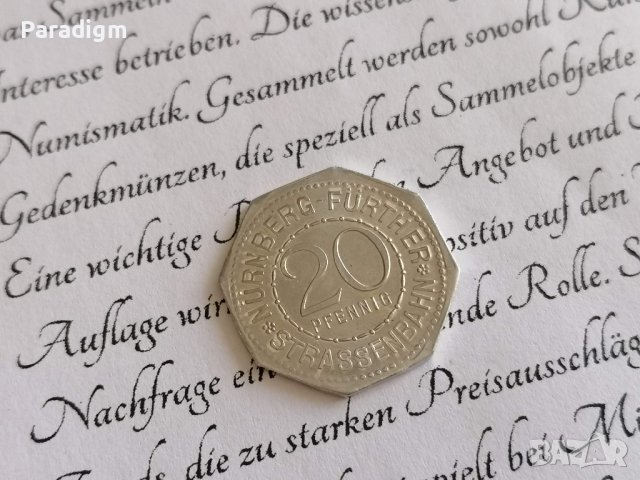 Райх монета - Германия - 20 пфенига | 1921г., снимка 2 - Нумизматика и бонистика - 39129659